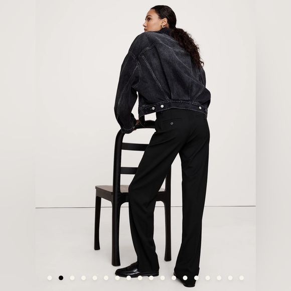 Siena Straight Italian Wool Pant - Picture 2 of 4